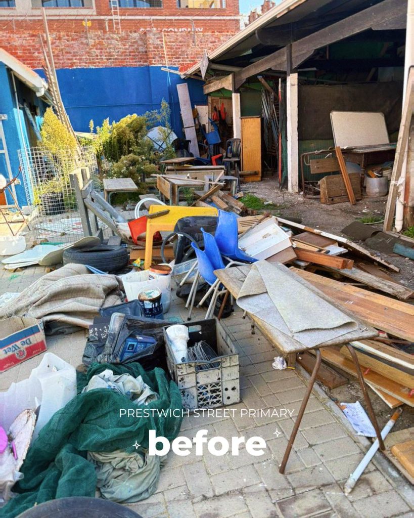 Prestwich Street Primary School x School clean-up Project