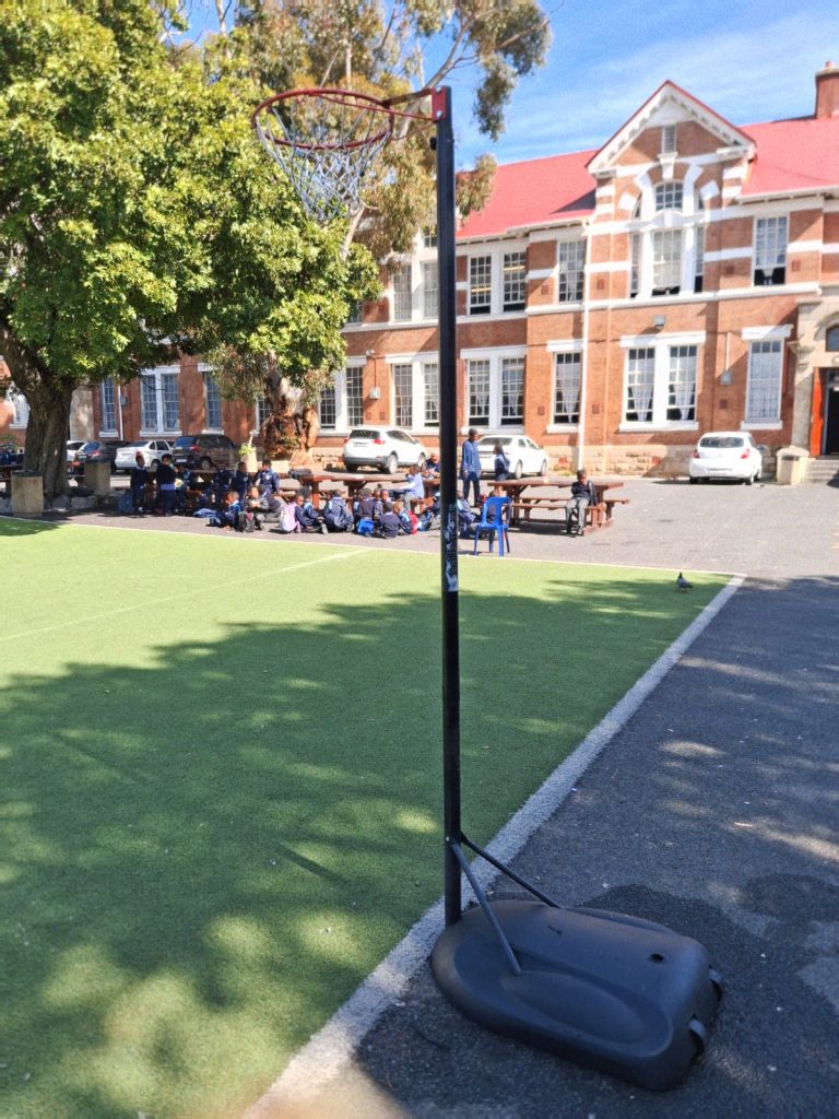 Netball Poles Donation x Prestwich Street Primary